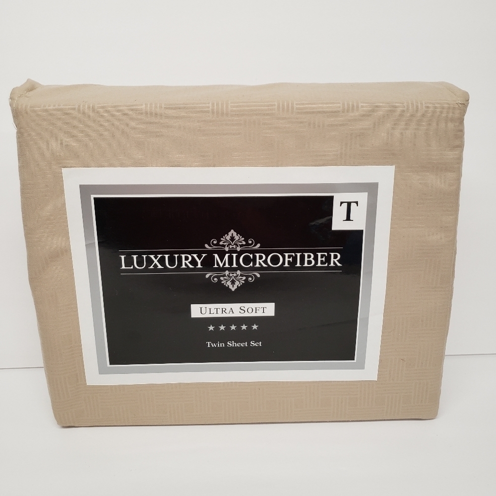 Luxury Microfiber Ultra Soft Twin Sheet Set - Picture 1 of 3
